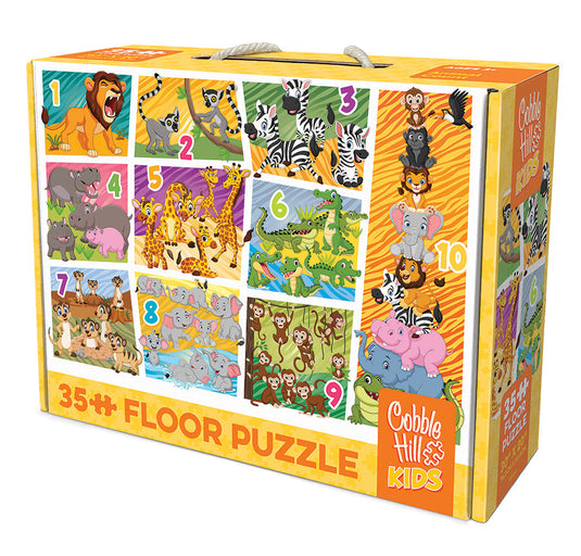 Animal Count (35pc) 35 Piece Jigsaw Puzzle by Cobble Hill