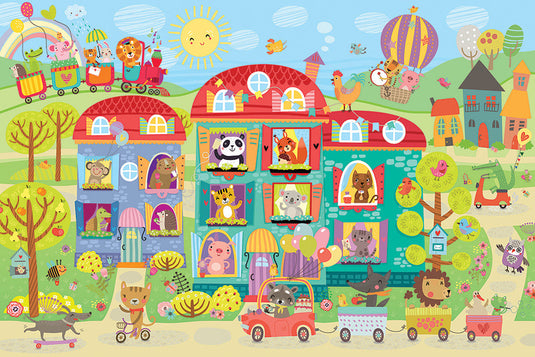 Friendly Neighbors (35pc) 35 Piece Jigsaw Puzzle by Cobble Hill