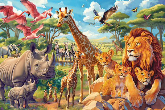 African Plains (35pc) 35 Piece Jigsaw Puzzle by Cobble Hill