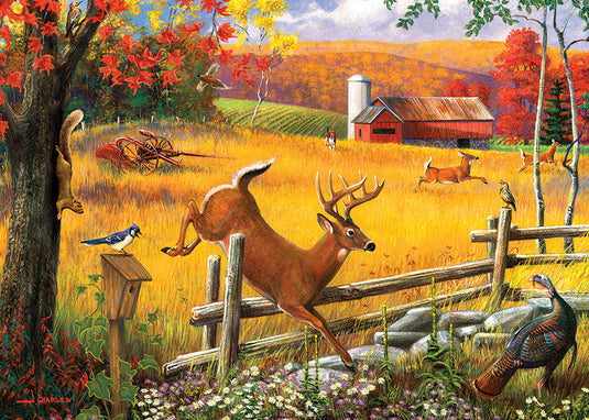 The Big Leap 35 Piece Tray Jigsaw Puzzle by Cobble Hill - 1