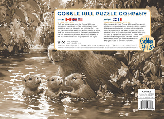 Capybaras (tray) 35 Piece Jigsaw Puzzle by Cobble Hill
