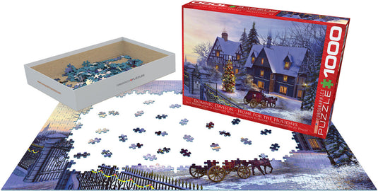 Home for the Holidays 1000 Piece Jigsaw Puzzle by Eurographics - 2