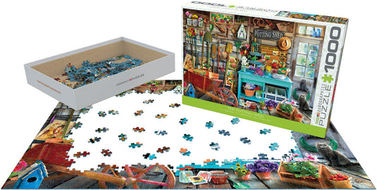 The Potting Shed 1000 Piece Jigsaw Puzzle by Eurographics - 2