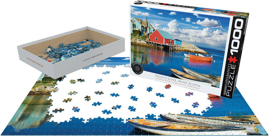 PeggyÕs Cove, Nova Scotia 1000 Piece Jigsaw Puzzle by Eurographics - 3