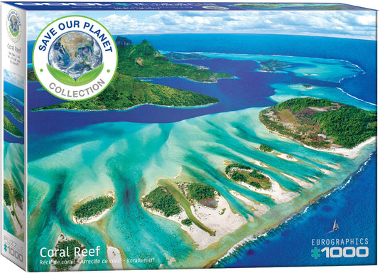 Coral Reef 1000 Piece Jigsaw Puzzle by Eurographics - 1