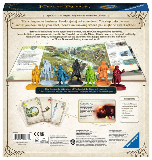 LOTR Adventure Book Game Board Game by Ravensburger - 4