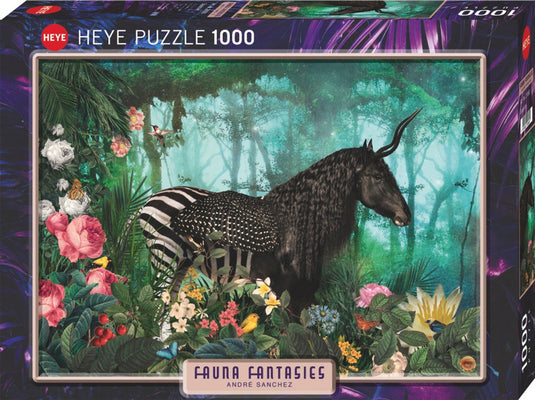 Fauna Fantasies: Equpidae 1000 Piece Jigsaw Puzzle by Heye - 1