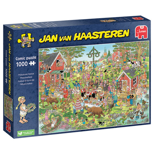 Midsummer Festival 1000 Piece Jigsaw Puzzle by Jumbo - 1