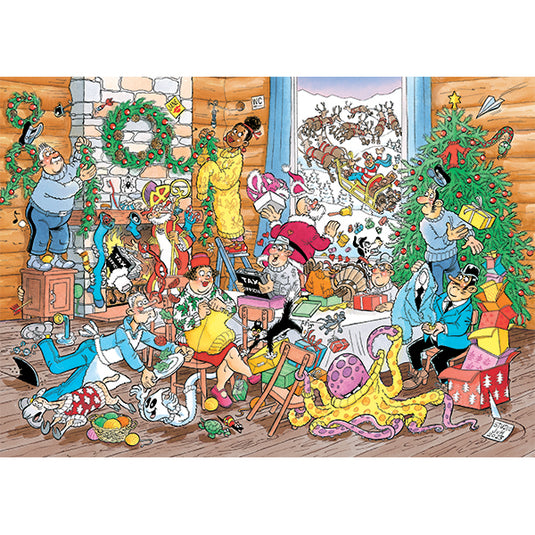 A Woolly Christmas 500 Piece Jigsaw Puzzle by Jumbo - 2