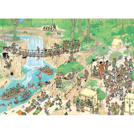 Jungle Tour 1000 Piece Jigsaw Puzzle by Jumbo - 2