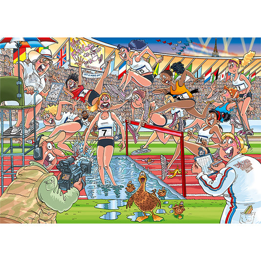 Wasgij Original #44: Wasgij Summer Games! 1000 Piece Jigsaw Puzzle by Jumbo - 2