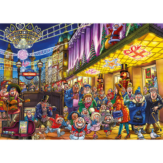Wasgij Christmas #20: Spirit of Christmas! 1000 Piece Jigsaw Puzzle by Jumbo - 2