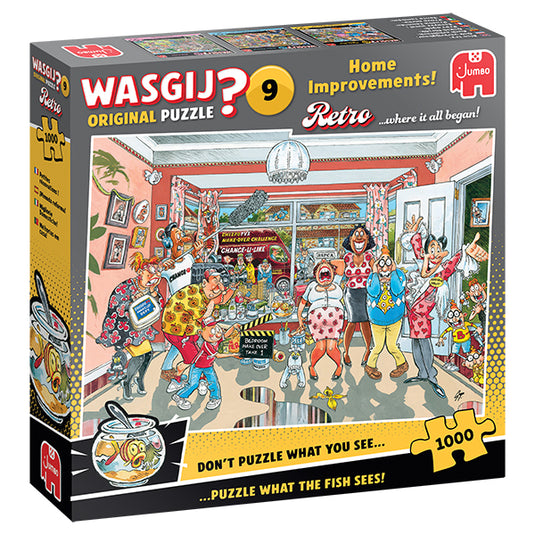 Wasgij Original Retro #9: Home Improvements! 1000 Piece Jigsaw Puzzle by Jumbo - 1