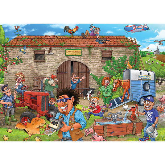 Wasgij Destiny #30 Harvesting Happiness 1000 Piece Jigsaw Puzzle by Jumbo
