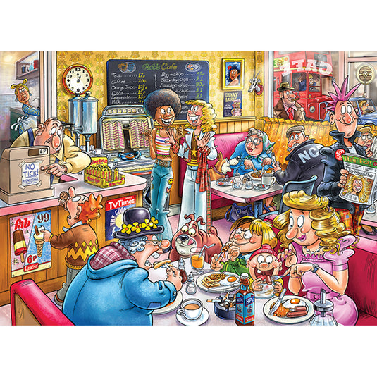 Wasgij Destiny #27 Cafe to Latte 1000 Piece Jigsaw Puzzle by Jumbo