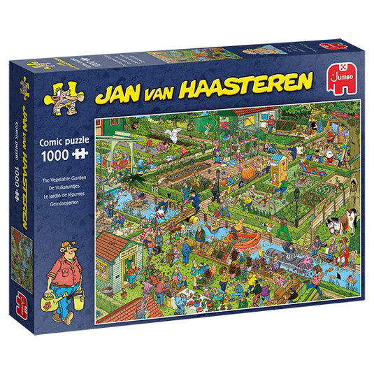 The Vegetables Garden 1000 Piece Jigsaw Puzzle by Jumbo - 1
