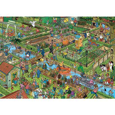 The Vegetables Garden 1000 Piece Jigsaw Puzzle by Jumbo - 2