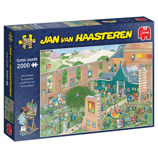 The Art Market 2000 Piece Jigsaw Puzzle by Jumbo - 1