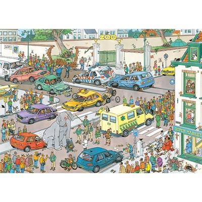 Jumbo Goes Shopping 1000 Piece Jigsaw Puzzle by Jumbo - 2
