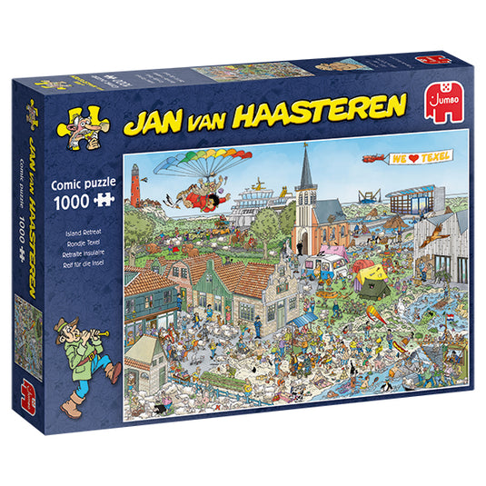 Island Retreat 1000 Piece Jigsaw Puzzle by Jumbo - 1