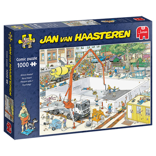 Almost Ready? 1000 Piece Jigsaw Puzzle by Jumbo - 1