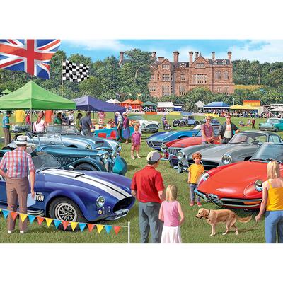 The Car Show 1000 Piece Jigsaw Puzzle by Falcon - 2
