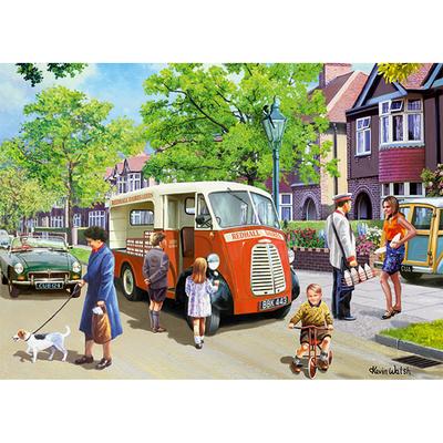 The Milkman 1000 Piece Jigsaw Puzzle by Falcon - 2