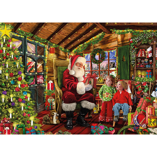The Christmas Tree Farm 2x 1000 Piece Jigsaw Puzzle by Falcon - 3