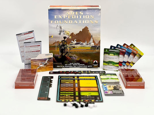 Terraforming Mars Ares Expedition: Foundations Board Game Expansion by Stronghold Games