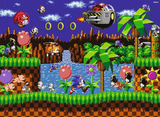 Sonic the Hedgehog 500 Piece Jigsaw Puzzle by Ravensburger