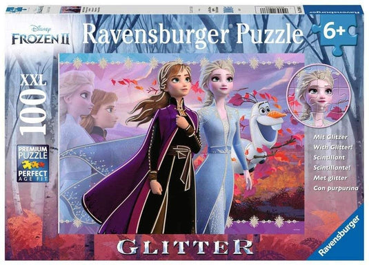 Strong Sisters 100 Piece Glitter Puzzle by Ravensburger - 1