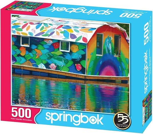 The Boathouse 500 Piece Jigsaw Puzzle by Springbok - 1