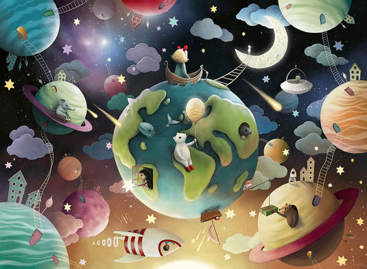 Planet Playground 100 Piece Jigsaw Puzzle by Ravensburger - 1