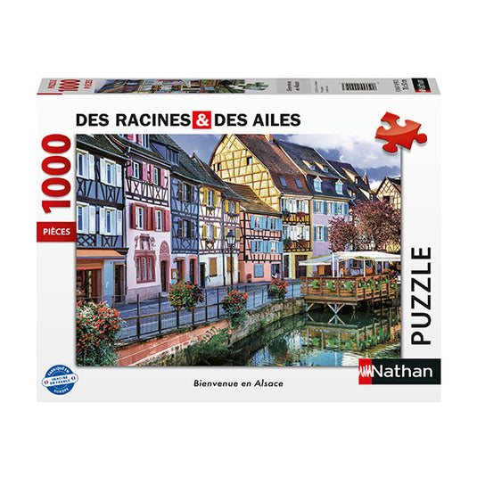Welcome to Alsace 1000 Piece Jigsaw Puzzle by Nathan - 1