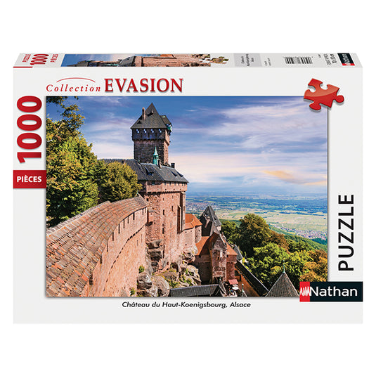 Castle of Haut-Koenigsbourg 1000 Piece Jigsaw Puzzle by Nathan - 1