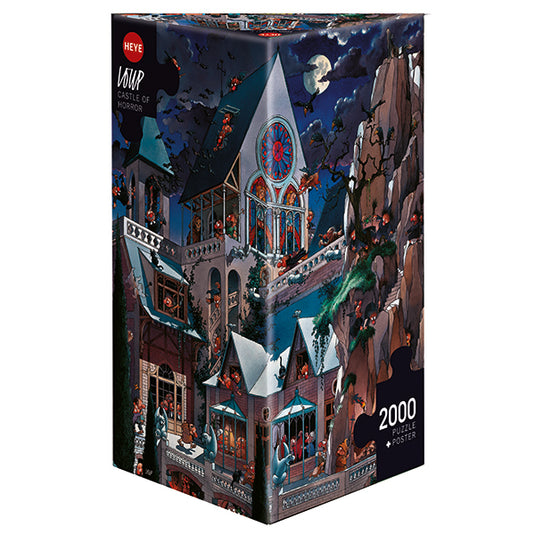 House of Horrors 2000 Piece Jigsaw Puzzle by Heye - 1