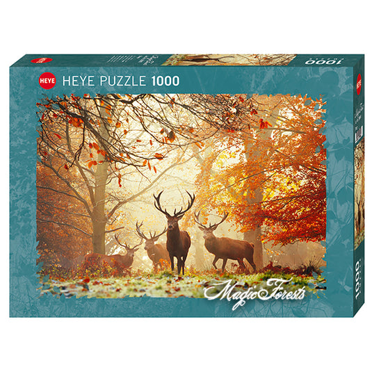 Magic Forest: Stags 1000 Piece Jigsaw Puzzle by Heye - 1