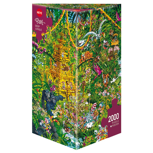 Deep Jungle 2000 Piece Jigsaw Puzzle by Heye - 1