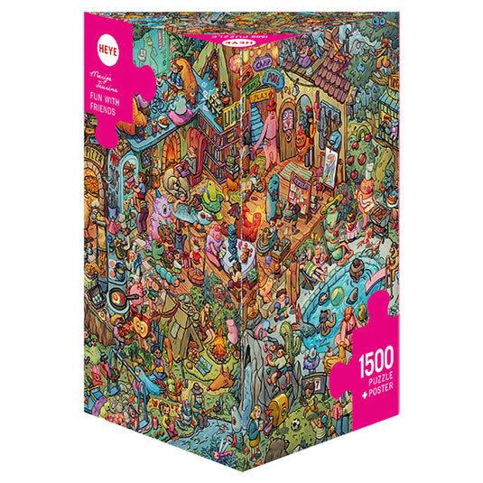 Fun With Friends 1500 Piece Jigsaw Puzzle by Heye - 1