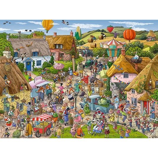 Country Fair 1500 Piece Jigsaw Puzzle by Heye - 2