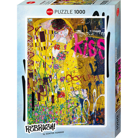 Rebrush - The Kiss of Lovers 1000 Piece Jigsaw Puzzle by Heye