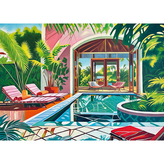 Time Off - Pool Position 1000 Piece Jigsaw Puzzle by Heye