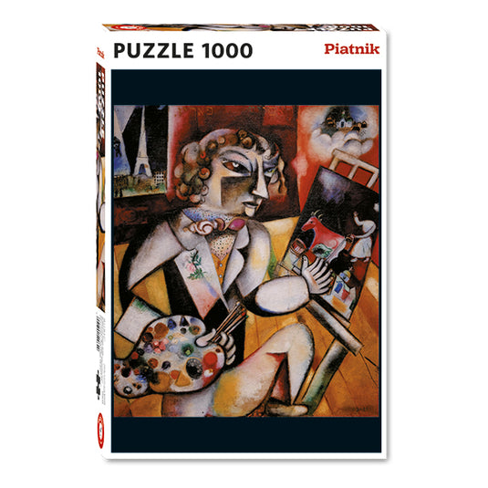 Self-Portrait with 7 Fingers 1000 Piece Jigsaw Puzzle by Piatnik - 1