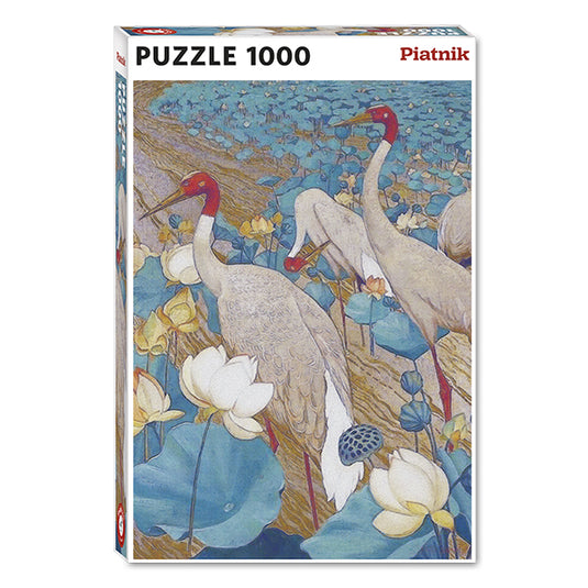Ying Yang Plumage 1000 Piece Jigsaw Puzzle by Piatnik - 1