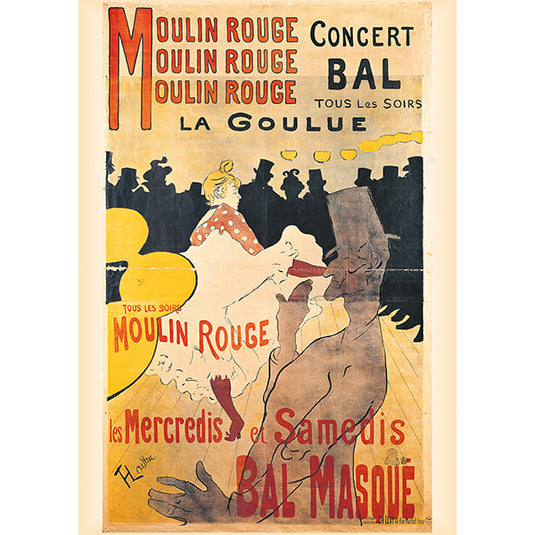 Toulouse-Lautrec La Goulue 1000 Piece Jigsaw Puzzle by Piatnik - 2