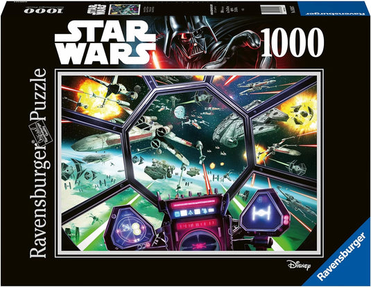 Star Wars: TIE Fighter Cockpit 1000 Piece Jigsaw Puzzle by Ravensburger