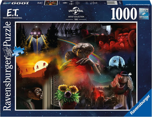 ET Movie Poster 1000 Piece Jigsaw Puzzle by Ravensburger