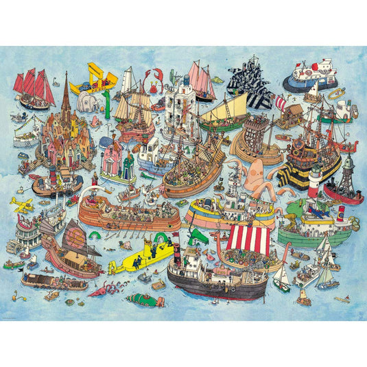 Regatta 1500 Piece Jigsaw Puzzle by Heye - 2