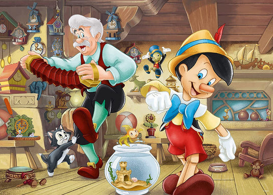 Disney Collector's Edition: Pinocchio 1000 Piece Jigsaw Puzzle by Ravensburger - 1