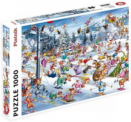Christmas Ski Ruyer 1000 Piece Jigsaw Puzzle by Piatnik